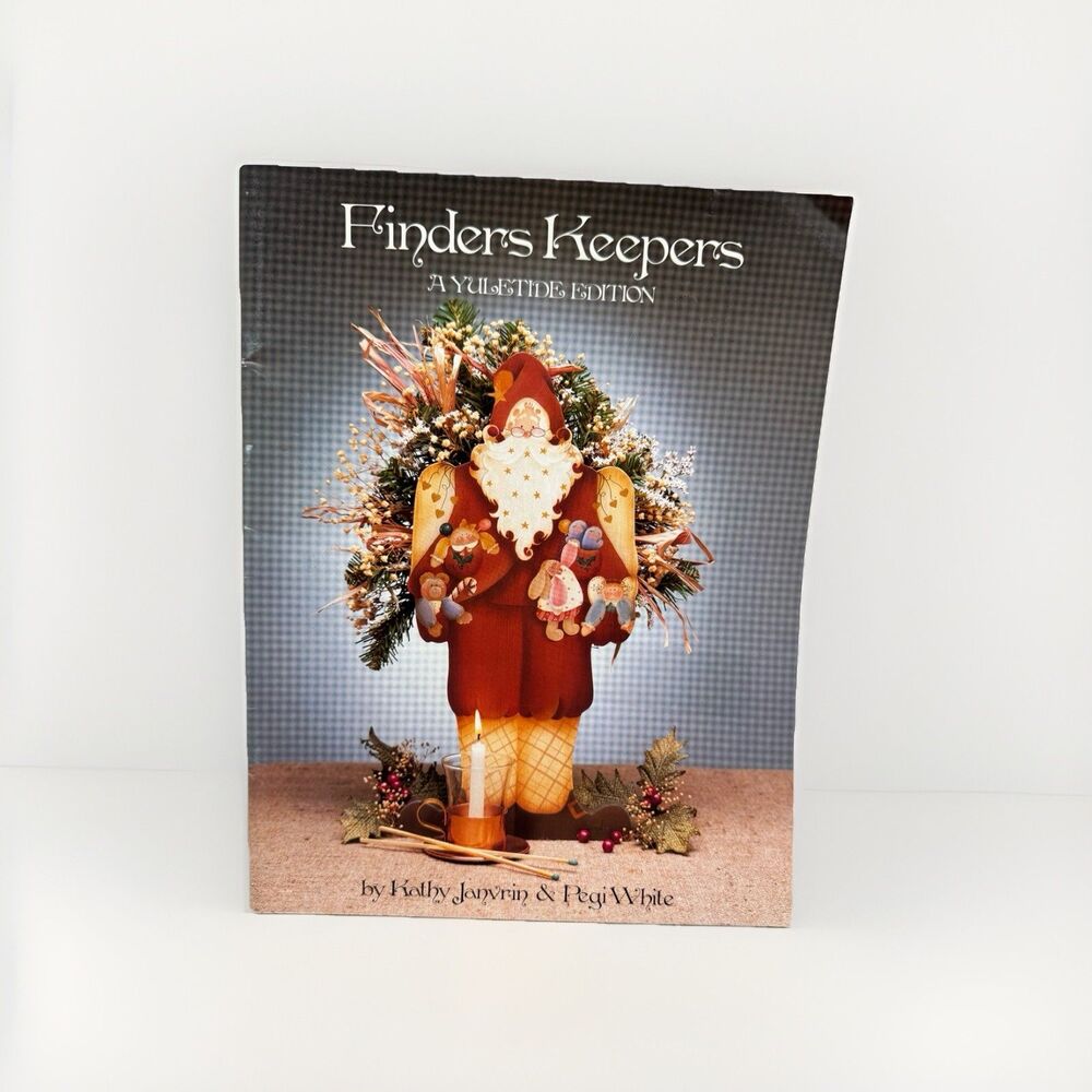 Finders Keepers Yuletide Edition Painting Book Janvrin White Christmas Santa